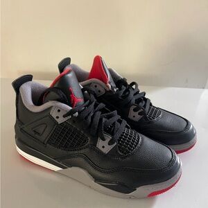 Jordan 4 Bred Reimagined; size 1.5Y